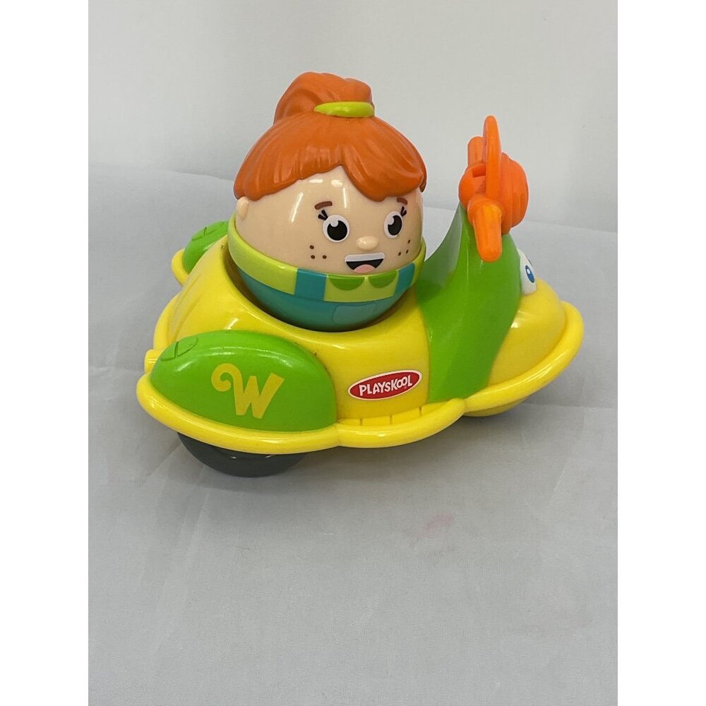 Playskool Wobble Wheels Scooter Red Haired Girl Figure